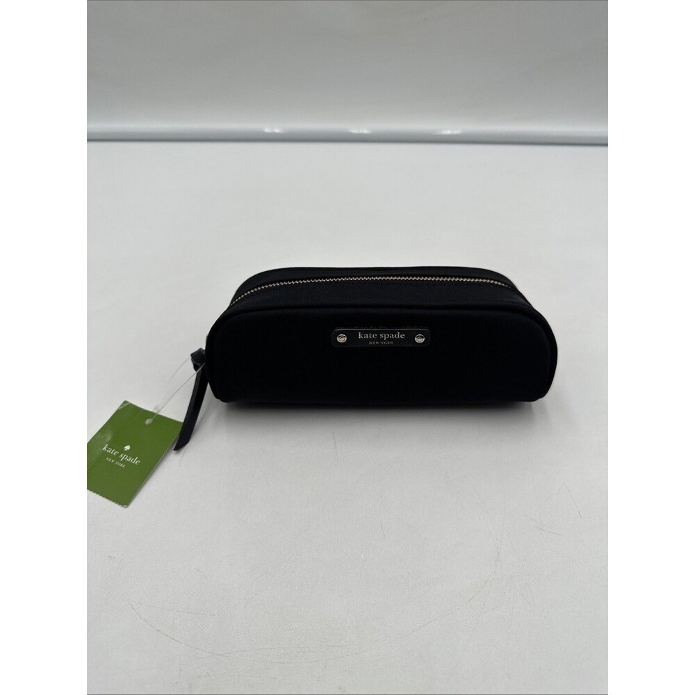 Kate Spade New York Black Nylon Zipper Closure Berrie Glasses Golf balls Case